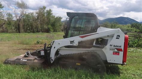 bobcat t450 with brush cutter